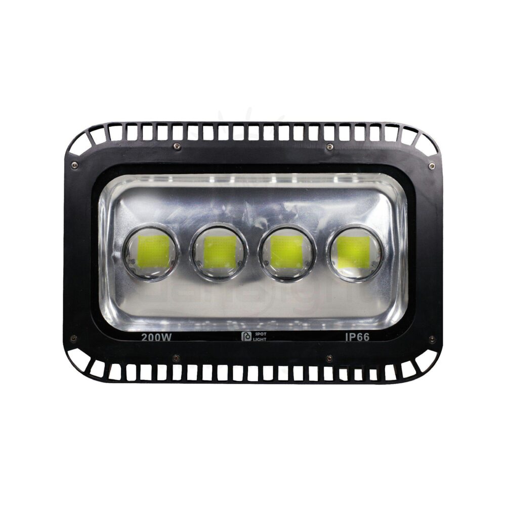 كشاف فلود لايت ليد خارج 200 وات COB ابيض عدسة Outside White 200 Watt Flood light